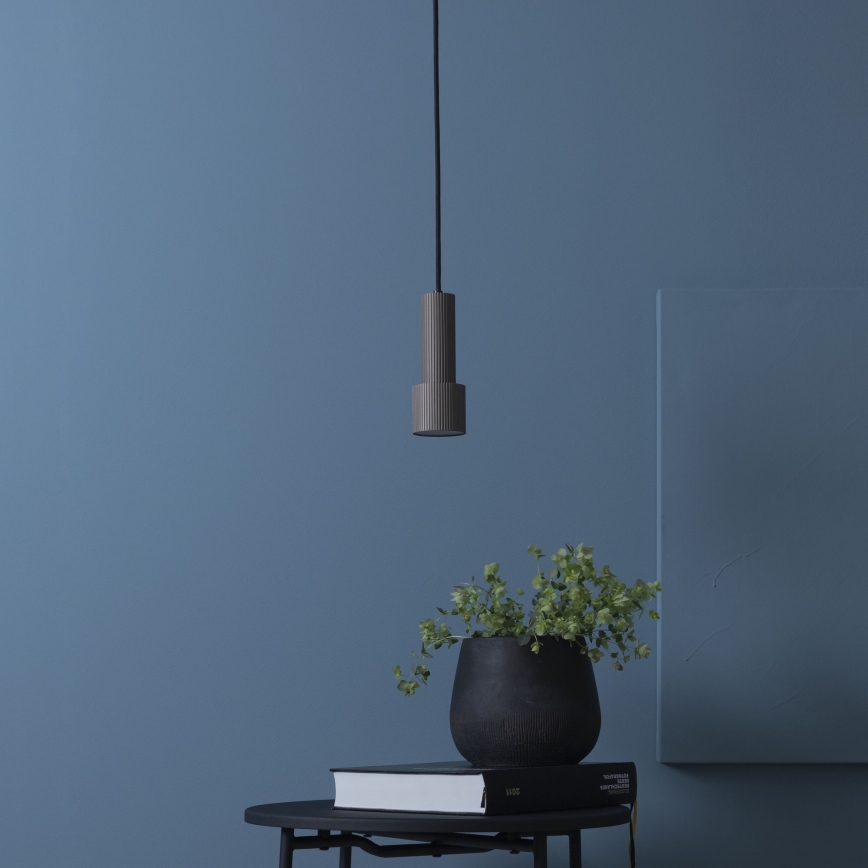 Brilliant - Lustra ar auklu CADIZ 1xGU10/10W/230V d. 12,5 cm bronza