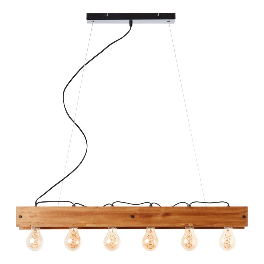 Brilliant - Lustra ar auklu CALANDRA 6xE27/42W/230V priede