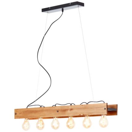 Brilliant - Lustra ar auklu CALANDRA 6xE27/42W/230V priede