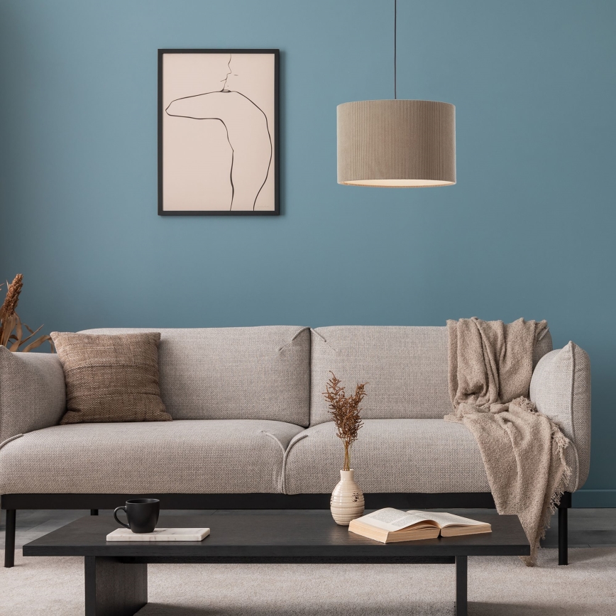 Brilliant - Lustra ar auklu TONY 1xE27/20W/230V d. 35 cm brūna
