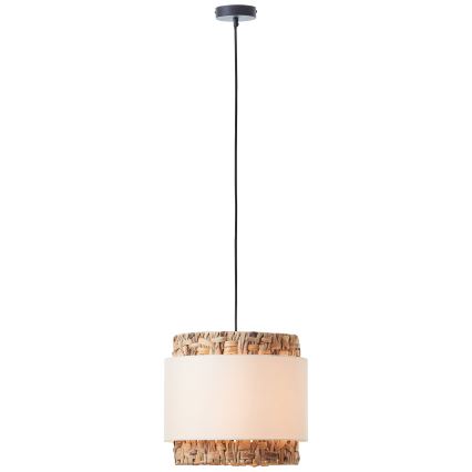 Brilliant - Lustra ar auklu WATERLILLY 1xE27/60W/230V d. 35 cm krēmkrāsa