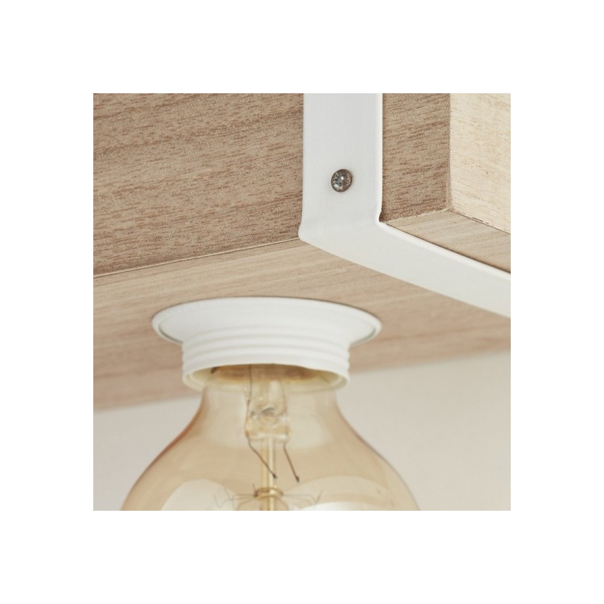 Brilliant - Lustra ar auklu WHITEWOOD 5xE27/30W/230V