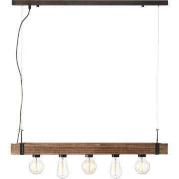 Brilliant - Lustra ar auklu WOODHILL 5xE27/30W/230V - FSC sertificēts