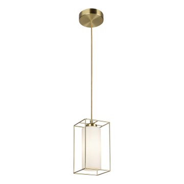 Brilliant - Lustra ar vadu DOLLY 1xE27/20W/230V zelta krāsā