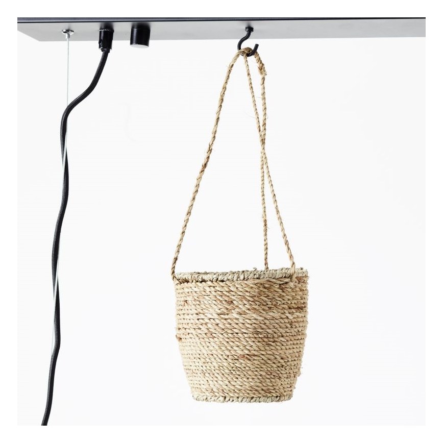 Brilliant - Lustra uz kabeļa BANKWOOD 5xE27/28W/230V topols