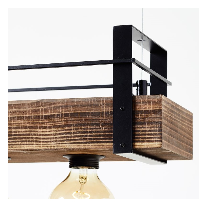 Brilliant - Lustra uz kabeļa BANKWOOD 5xE27/28W/230V topols