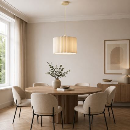 Brilliant - Lustra uz vada VELIN 1xE27/20W/230V Ø 35 cm krēmkrāsā