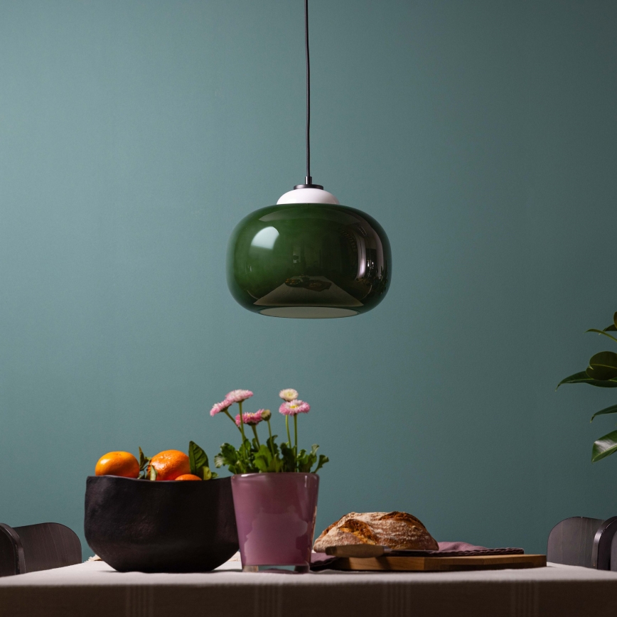 Brilliant - Pakaramā lampa uz kabeļa BLOP 1xE27/60W/230V zaļa