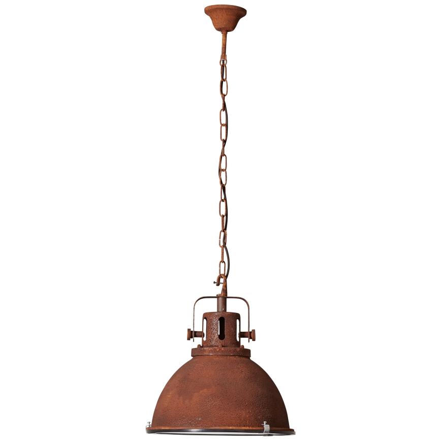 Brilliant - Pakaramā lustra ar ķēdi JESPER GLAS 1xE27/60W/230V miedzaina