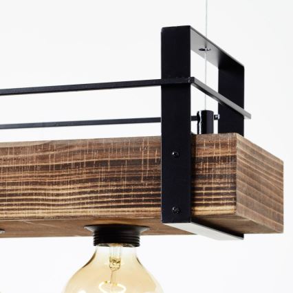 Brilliant - Piekaramā lampa uz kabeļa BANKWOOD 5xE27/28W/230V
