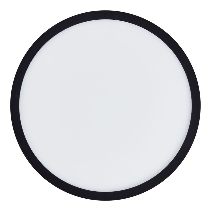 Brilliant - regulējama LED griestu lampa SORELL LED/18W/230V 3000-6500K Ø 29 cm melna + ar tālvadības pulti