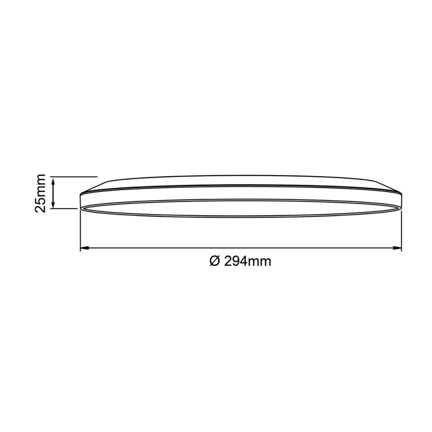 Brilliant - regulējama LED griestu lampa SORELL LED/18W/230V 3000-6500K Ø 29 cm melna + ar tālvadības pulti