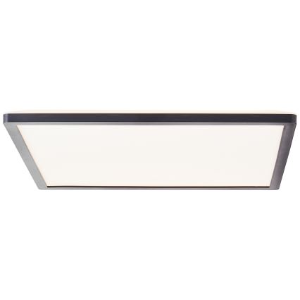 Brilliant - LED dimmējams griestu gaismeklis SORELL LED/24/230V 3000-6500K 42x42 cm melns + tālvadības pults