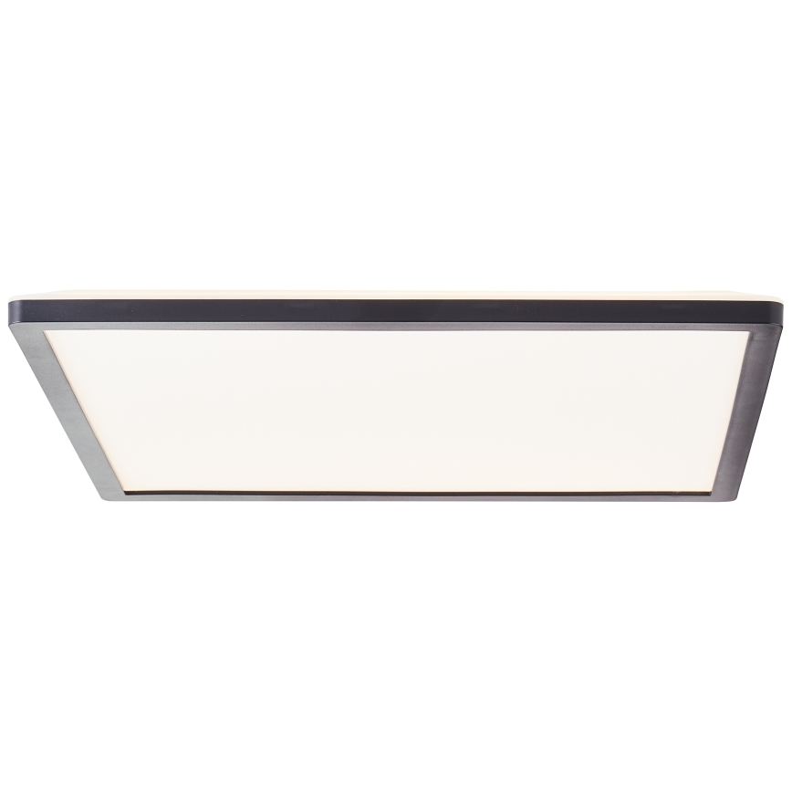 Brilliant - LED dimmējams griestu gaismeklis SORELL LED/24/230V 3000-6500K 42x42 cm melns + tālvadības pults