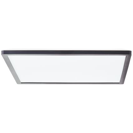 Brilliant - LED dimmējams griestu gaismeklis SORELL LED/24/230V 3000-6500K 42x42 cm melns + tālvadības pults