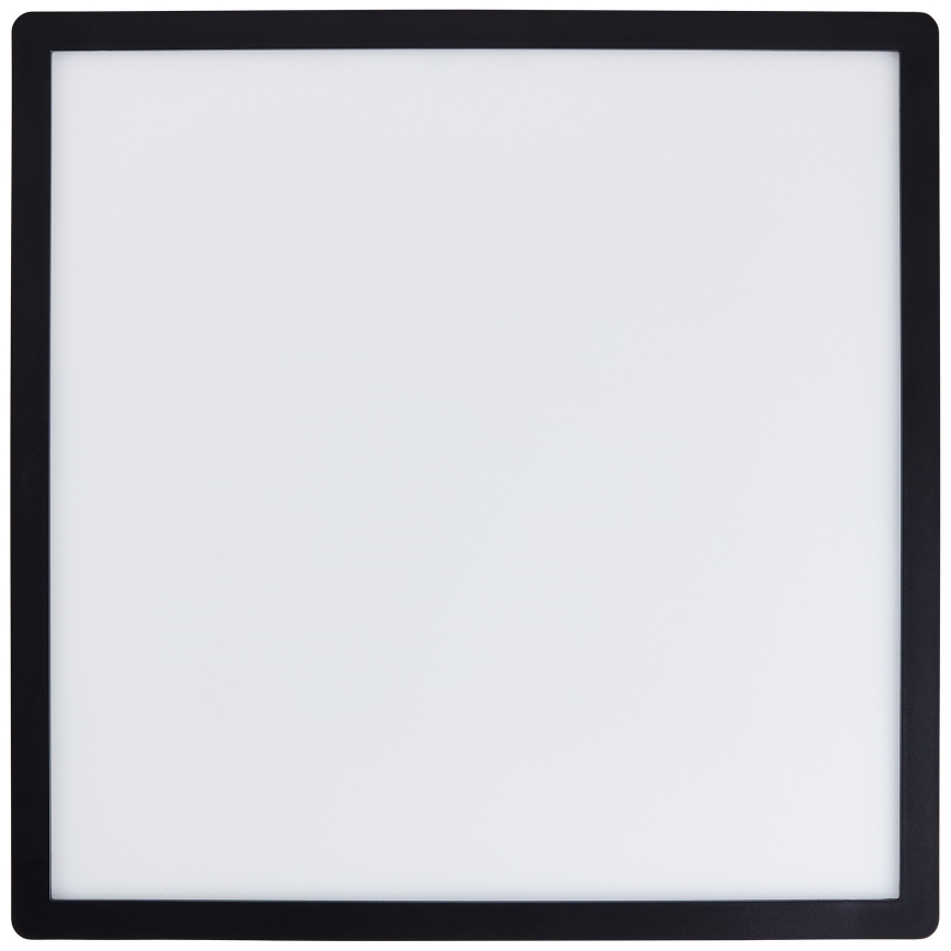 Brilliant - LED dimmējams griestu gaismeklis SORELL LED/24/230V 3000-6500K 42x42 cm melns + tālvadības pults