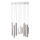 Brilliant - regulējama LED lustra uz troses CEMBALO LED/60W/230V matēts hroms/melns/brūns