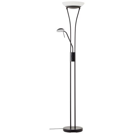 Brilliant - regulējamā LED stāvlampa FINN 2xLED/13W/230V melna