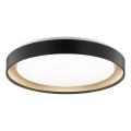 Brilliant - Regulējams LED griestu gaismeklis WALDO LED/36W/230V 3000-6500K diametrs 48,5 cm melns/zelts + tālvadības pults