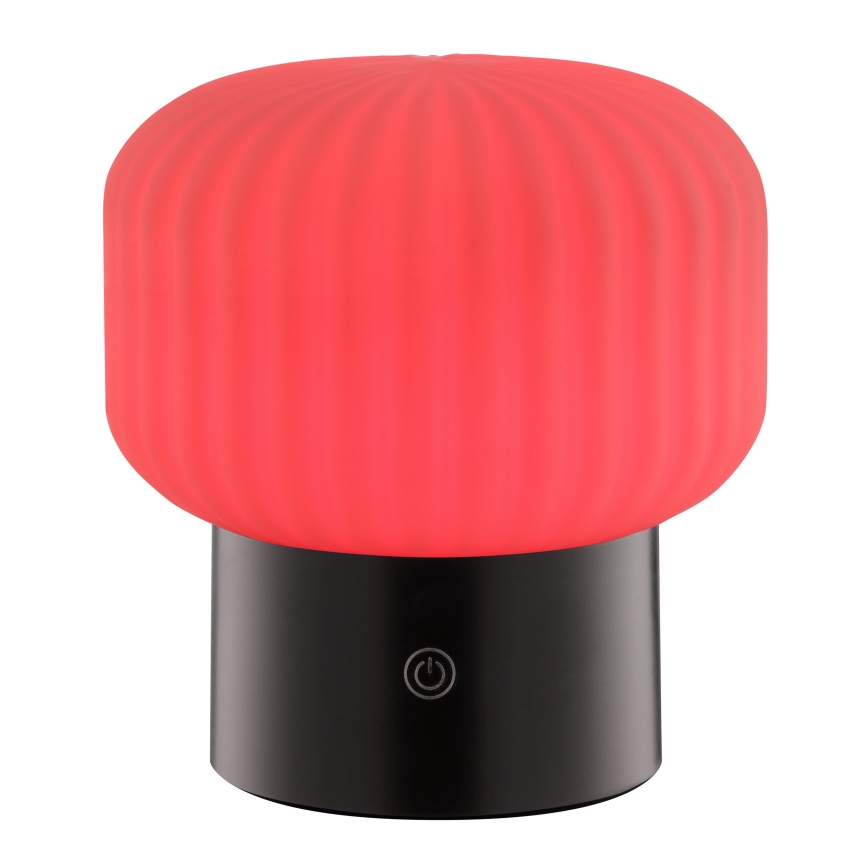 Brilliant - SARASTRO āra galda lampa, LED RGBW, regulējama, uzlādējama, ar skārienvadību, LED/3W/5V, 2700K, 1800 mAh, IP44, balta