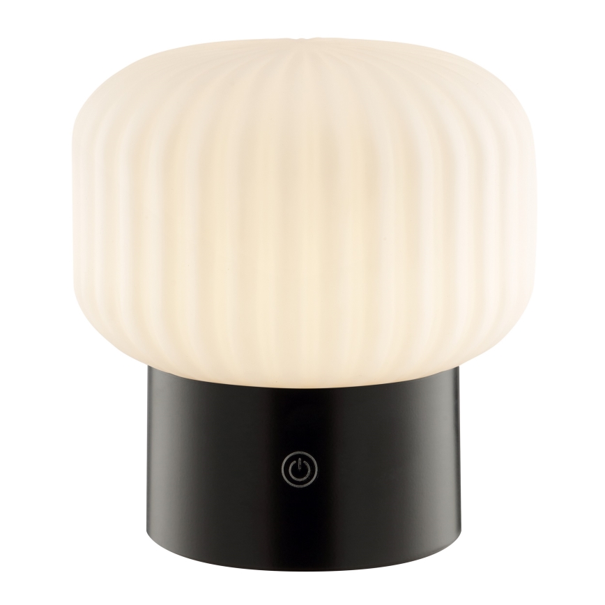 Brilliant - SARASTRO āra galda lampa, LED RGBW, regulējama, uzlādējama, ar skārienvadību, LED/3W/5V, 2700K, 1800 mAh, IP44, balta