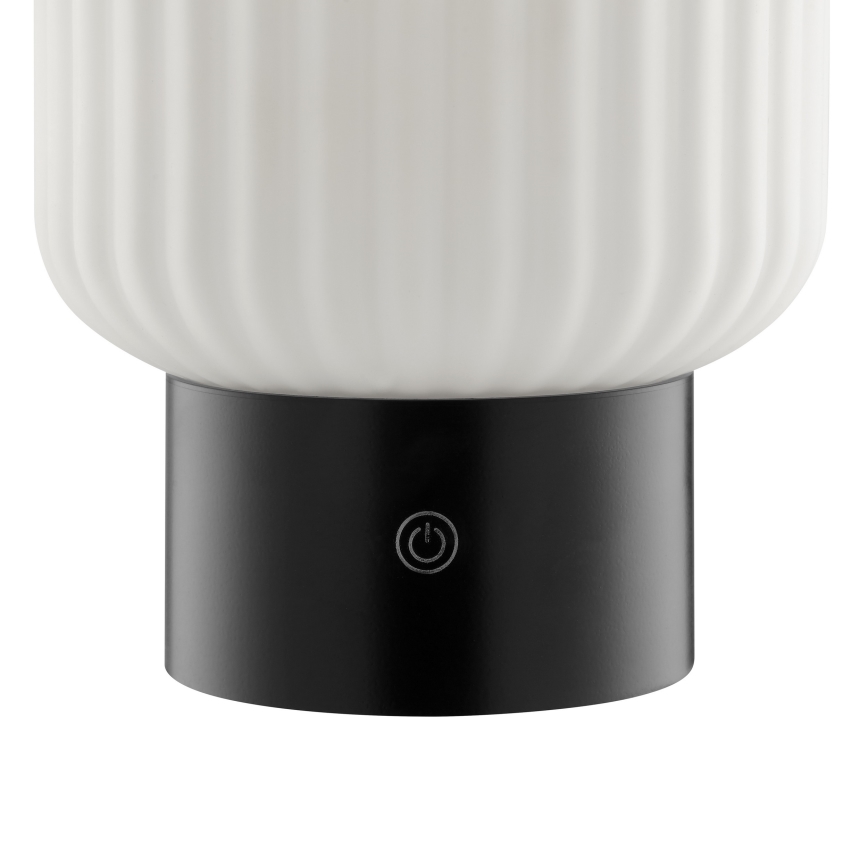 Brilliant - SARASTRO āra galda lampa, LED RGBW, regulējama, uzlādējama, ar skārienvadību, LED/3W/5V, 2700K, 1800 mAh, IP44, balta