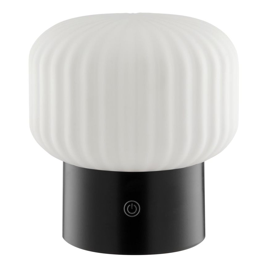 Brilliant - SARASTRO āra galda lampa, LED RGBW, regulējama, uzlādējama, ar skārienvadību, LED/3W/5V, 2700K, 1800 mAh, IP44, balta