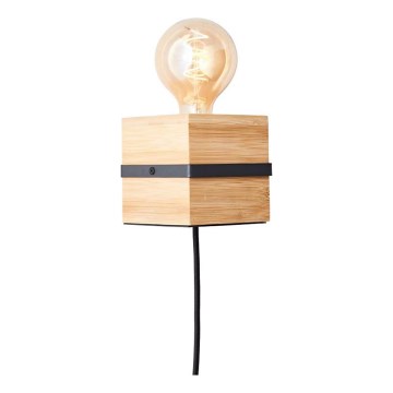 Brilliant - Sienas lampa BENNY 1xE27/40W/230V bambusa