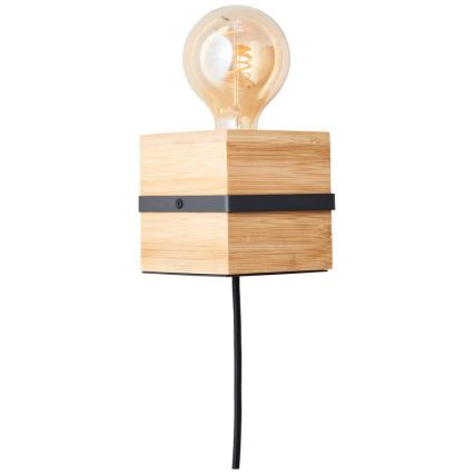 Brilliant - Sienas lampa BENNY 1xE27/40W/230V bambusa