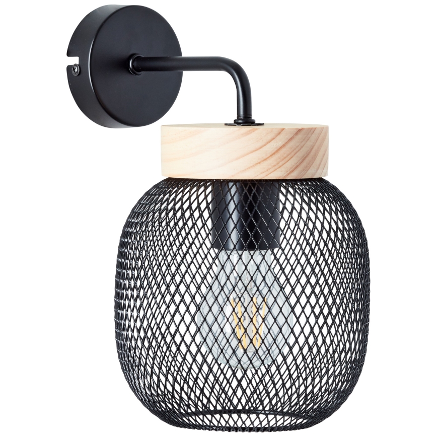 Brilliant - Sienas lampa GIADA 1xE27/40W/230V melna