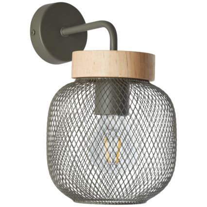 Brilliant - Sienas lampa GIADA 1xE27/40W/230V zaļa