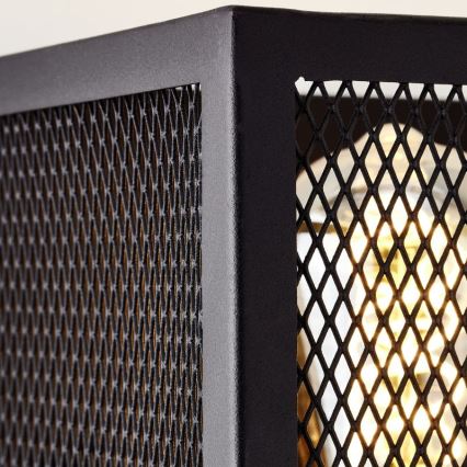 Brilliant - Sienas lampa MAZE 2xE27/40W/230V melna