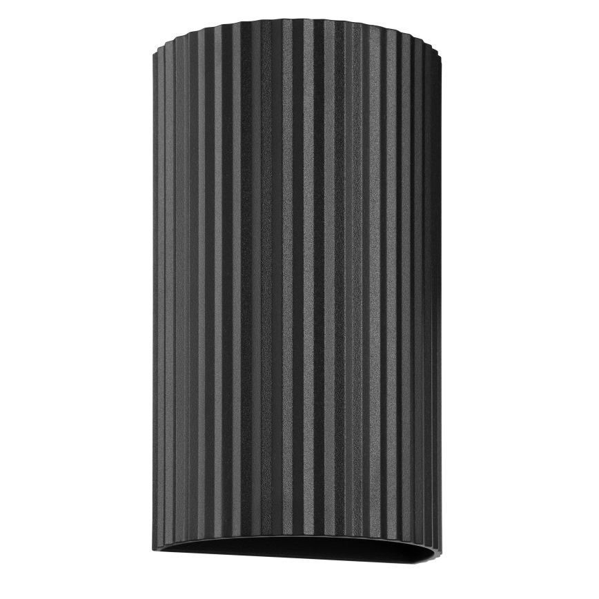 Brilliant - Sienas lampa UNDULA 2xGU10/10W/230V melna