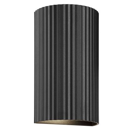 Brilliant - Sienas lampa UNDULA 2xGU10/10W/230V melna