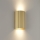 Brilliant - Sienas lampa UNDULA 2xGU10/10W/230V zelta