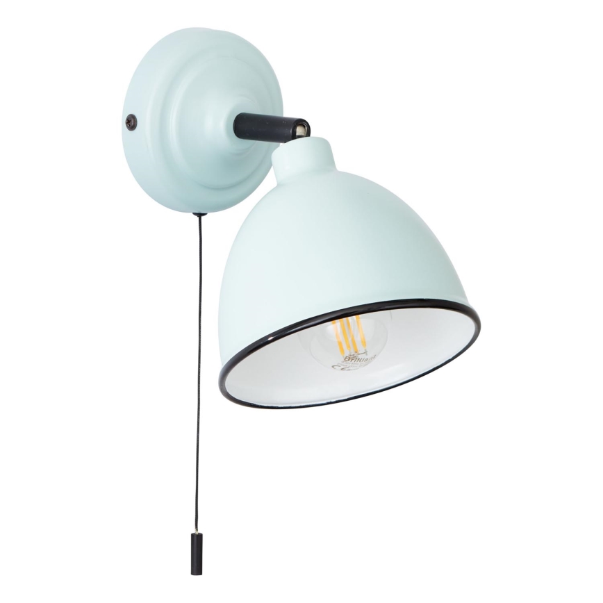 Brilliant - Sienas starmetis TELIO 1xE14/28W/230V zila