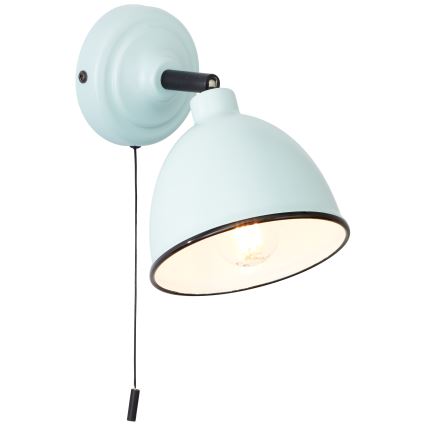 Brilliant - Sienas starmetis TELIO 1xE14/28W/230V zila