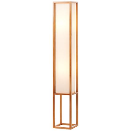 Brilliant - Stāvlampa SEASIDE 2xE27/40W/230V balta/brūna