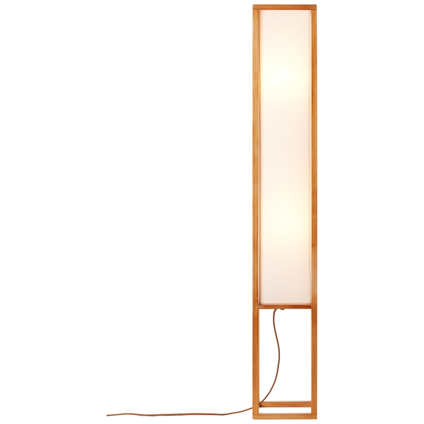 Brilliant - Stāvlampa SEASIDE 2xE27/40W/230V balta/brūna