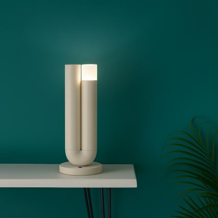 Brilliant - LED regulējama, uzlādējama, ar pieskārienu vadāma āra galda lampa SAYU LED/2,5W/5V 2700K 2600 mAh IP44 pelēka