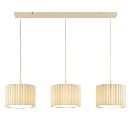 Brilliant - VELIN pakaramā lampa uz kabeļa 3xE27/20W/230V krēmkrāsaina