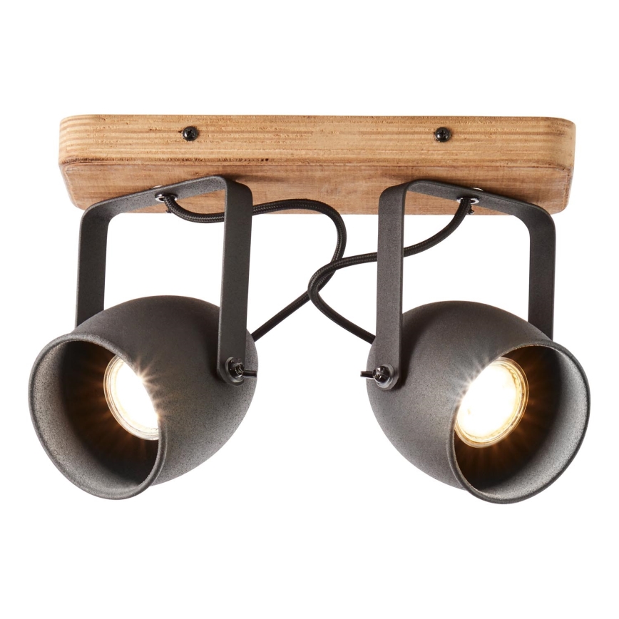 Brilliant - Virziena gaismeklis CROWTON 2xGU10/6W/230V priede