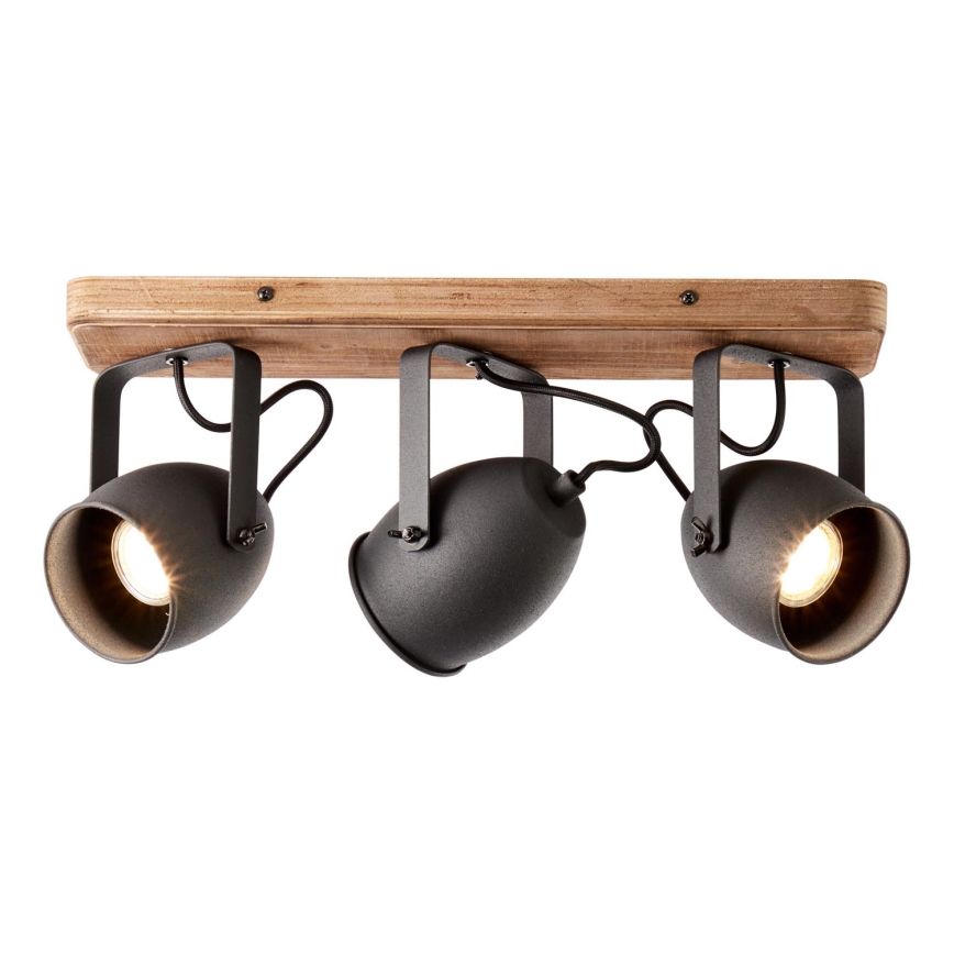 Brilliant - Virziena gaismeklis CROWTON 3xGU10/6W/230V priede