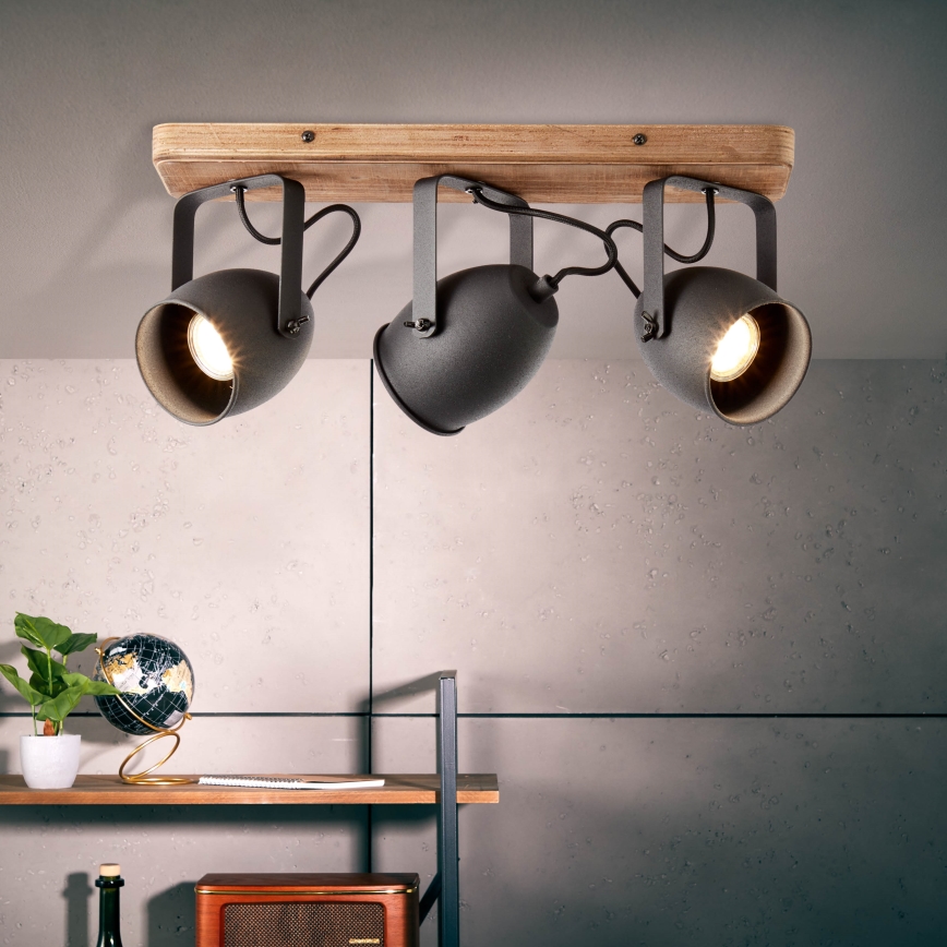 Brilliant - Virziena gaismeklis CROWTON 3xGU10/6W/230V priede