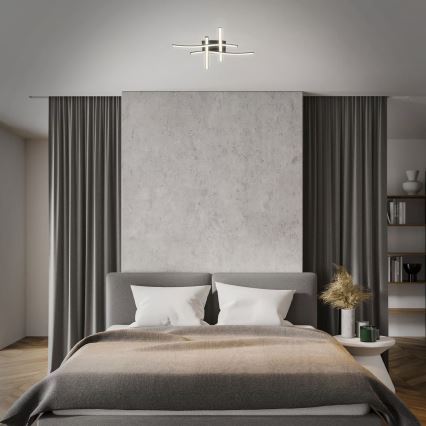 Brilo 3677-045 - LED griestu gaismeklis LED/14,4W/230V melns