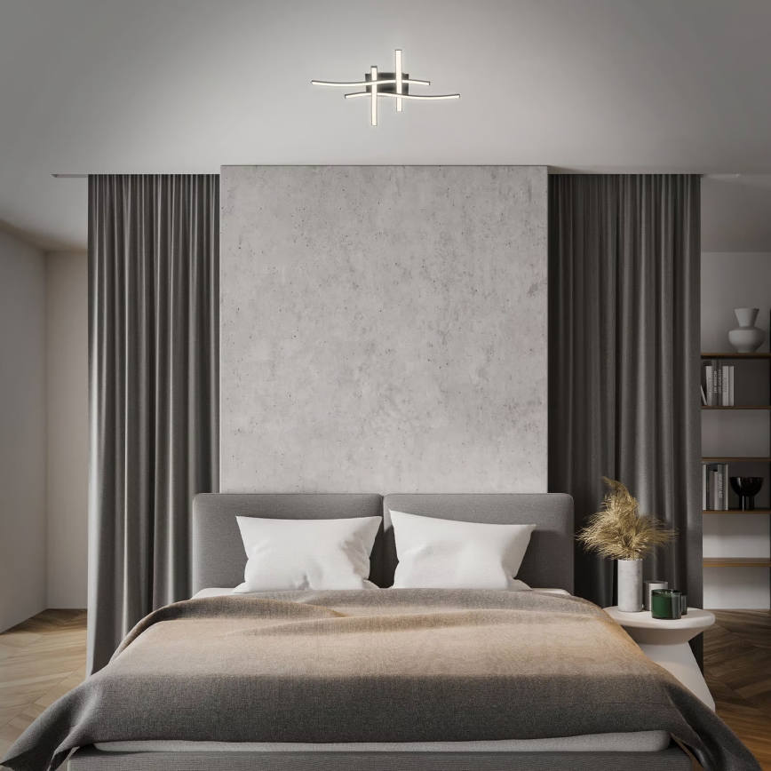 Brilo 3677-045 - LED griestu gaismeklis LED/14,4W/230V melns