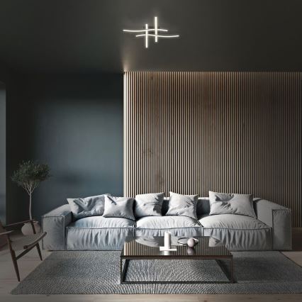 Brilo 3677-045 - LED griestu gaismeklis LED/14,4W/230V melns