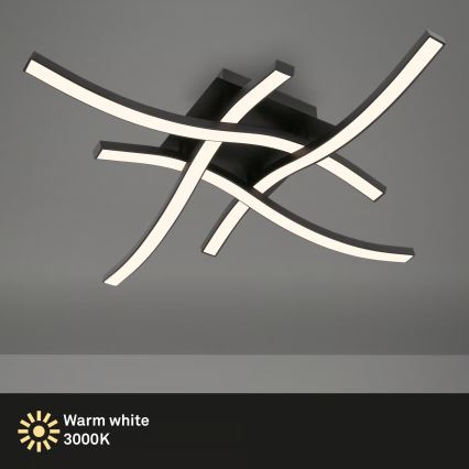 Brilo 3677-045 - LED griestu gaismeklis LED/14,4W/230V melns