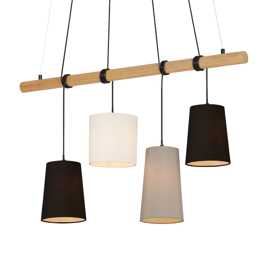 Brilo 4021-045 - Lustra ar auklu BAR 4xE14/25W/230V