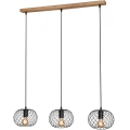 Brilo 4037-035 - Pakaramā lustra uz vada WINKI 3xE27/40W/230V